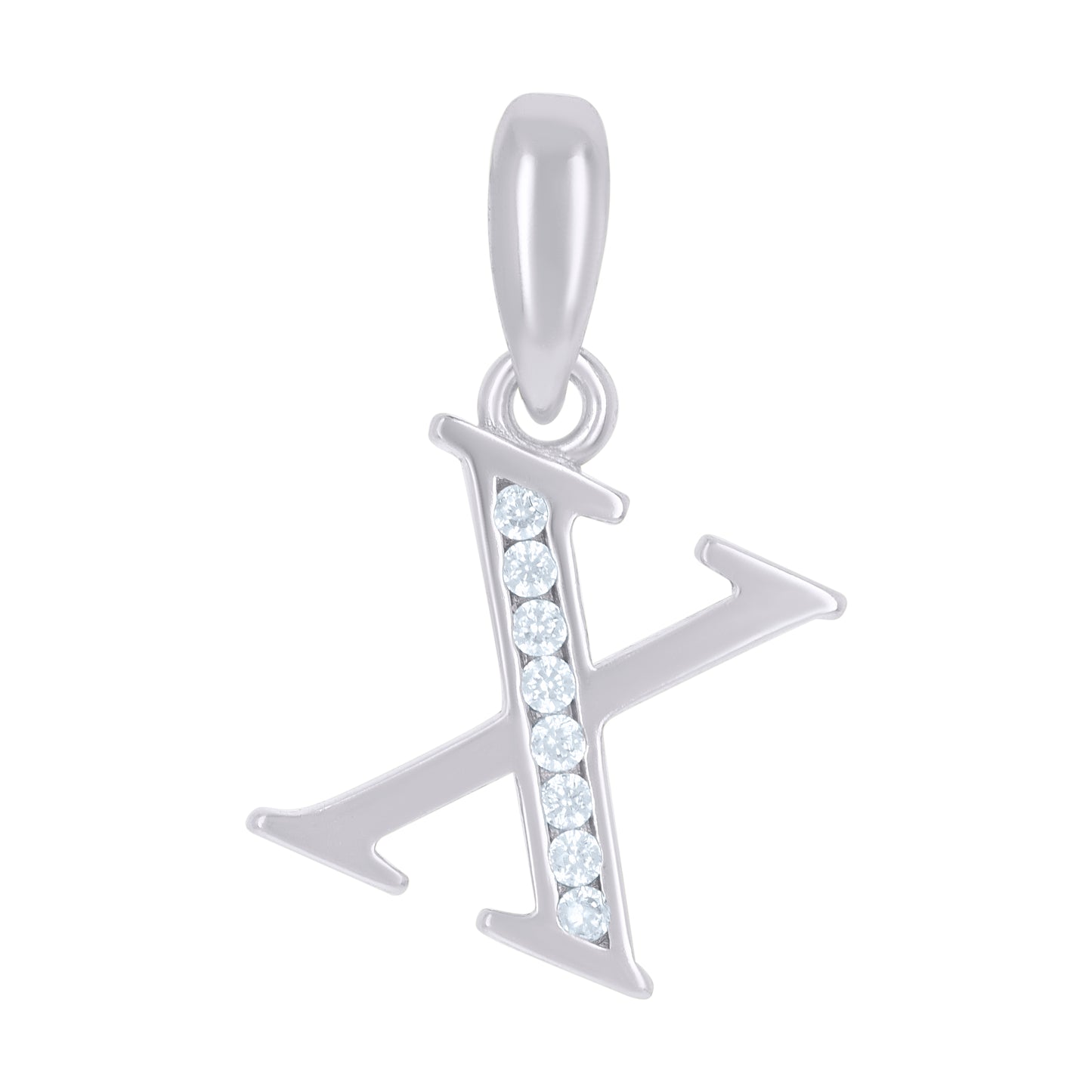 925 Sterling Silver Initial"X"