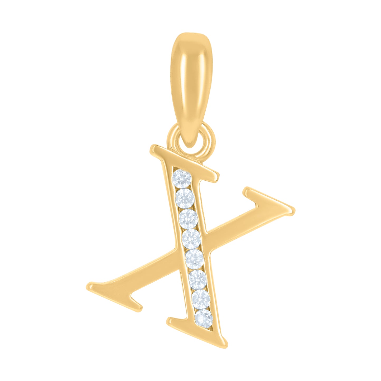 925 Sterling Silver Initial"X"