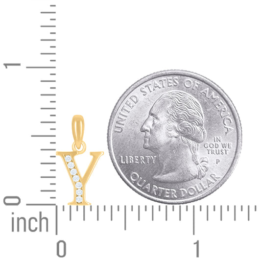 925 Sterling Silver Initial"Y"