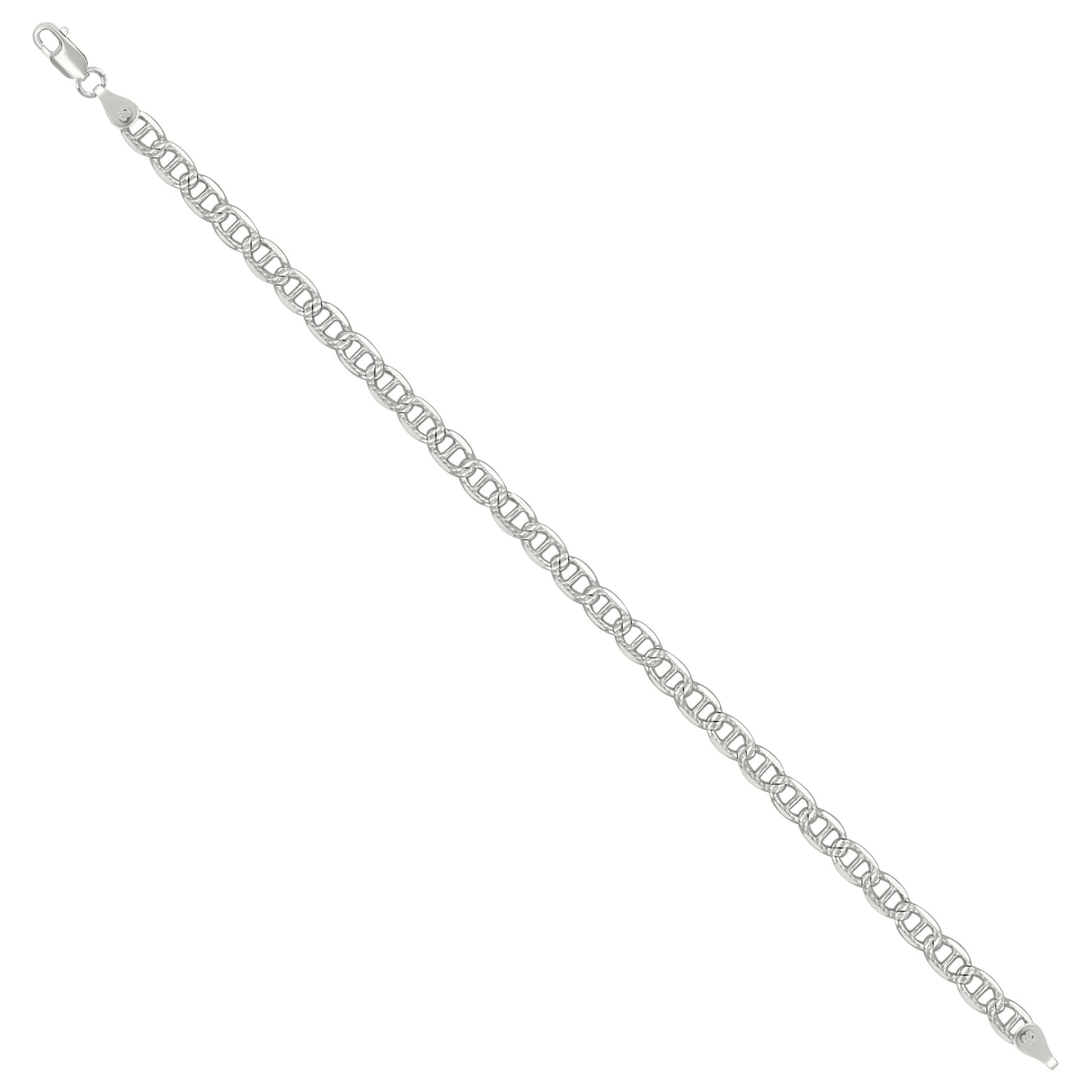 925 Silver Solid Classic Mariner Chain 5mm-9
