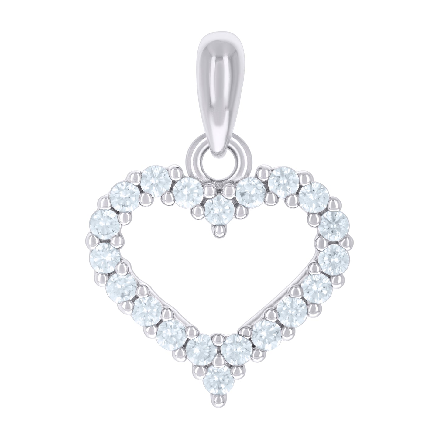 925 Sterling Silver Cz Pendant