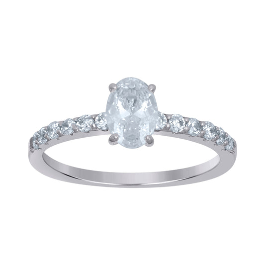925 Sterling Silver Solitaire Ring S5