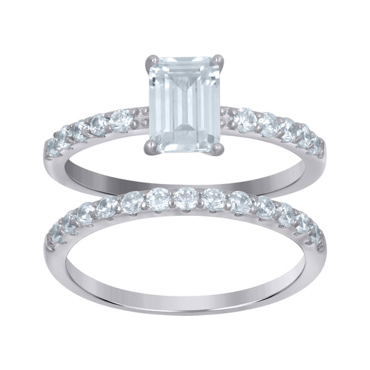 925 Sterling Silver Duo Ring S6