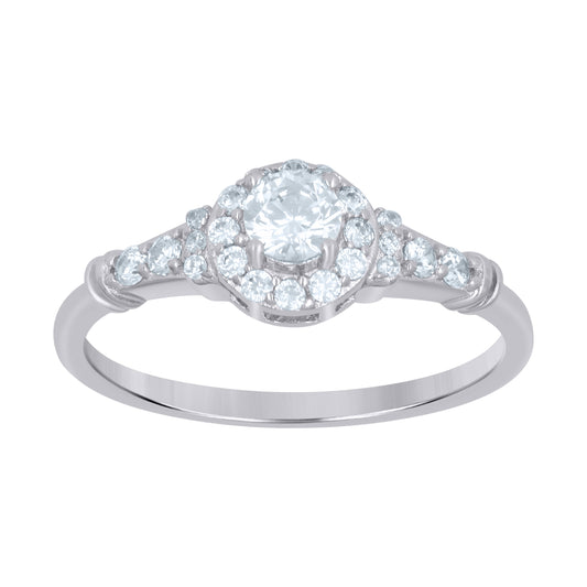 925 Sterling Silver Solitaire Ring S5