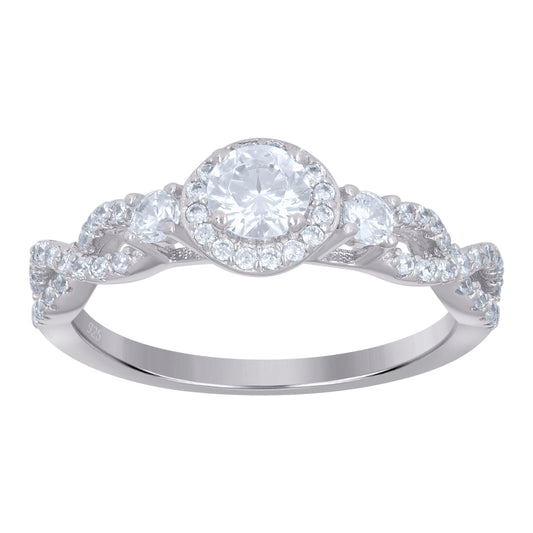 925 Sterling Silver Solitaire Ring S5
