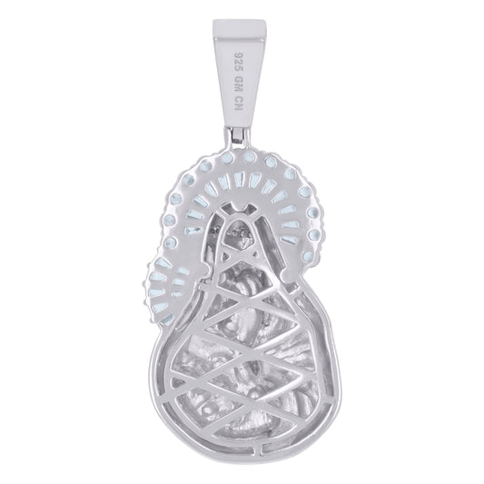 925 Sterling Silver Cz Pendant