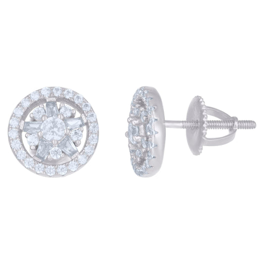 925 Sterling Silver Cz Earrings