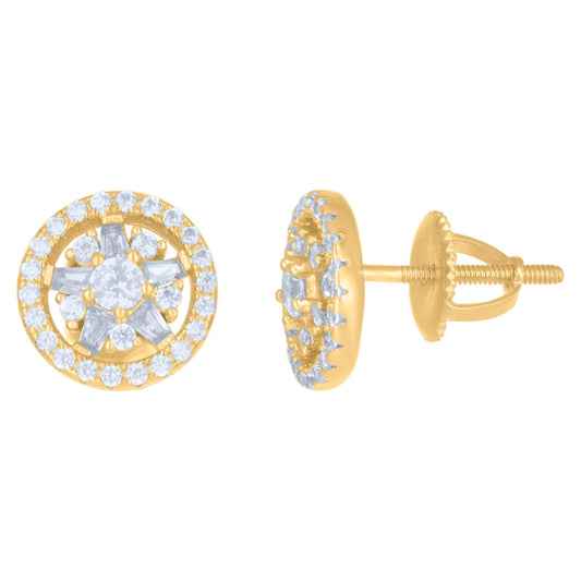 925 Sterling Silver Cz Earrings