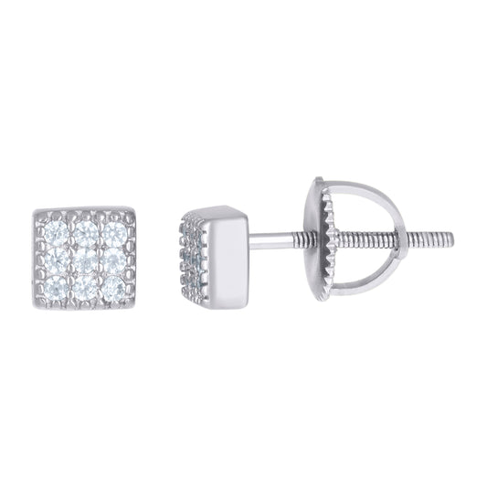925 Sterling Silver Cz Earrings