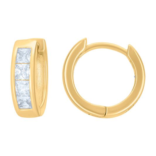 925 Sterling Silver Cz Earrings