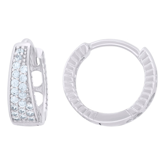 925 Sterling Silver Cz Earrings