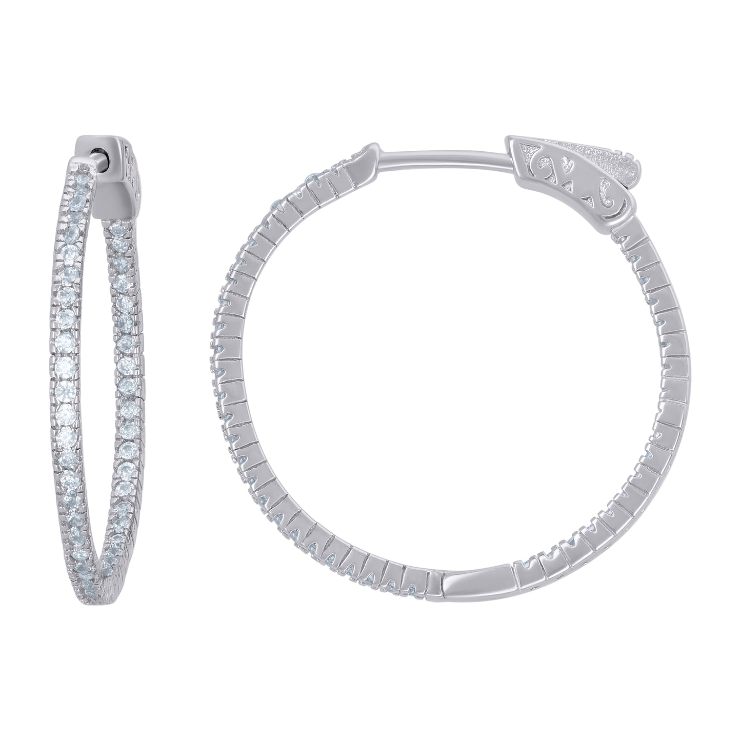 925 Sterling Silver Cz Earrings