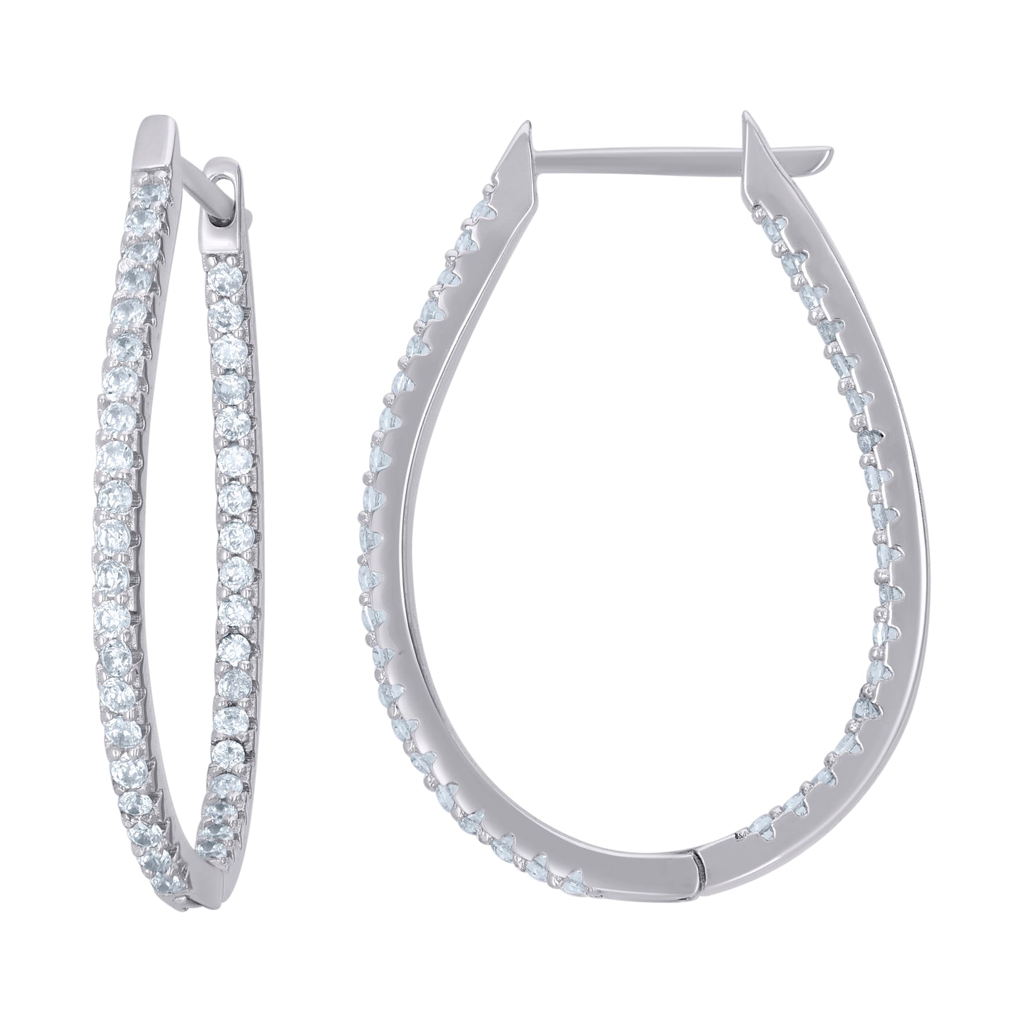 925 Sterling Silver Cz Earrings