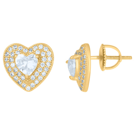 925 Sterling Silver Cz Earrings