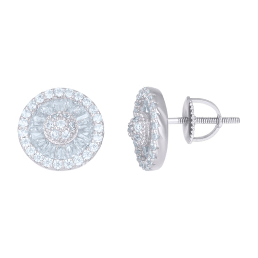 925 Sterling Silver Cz Earrings