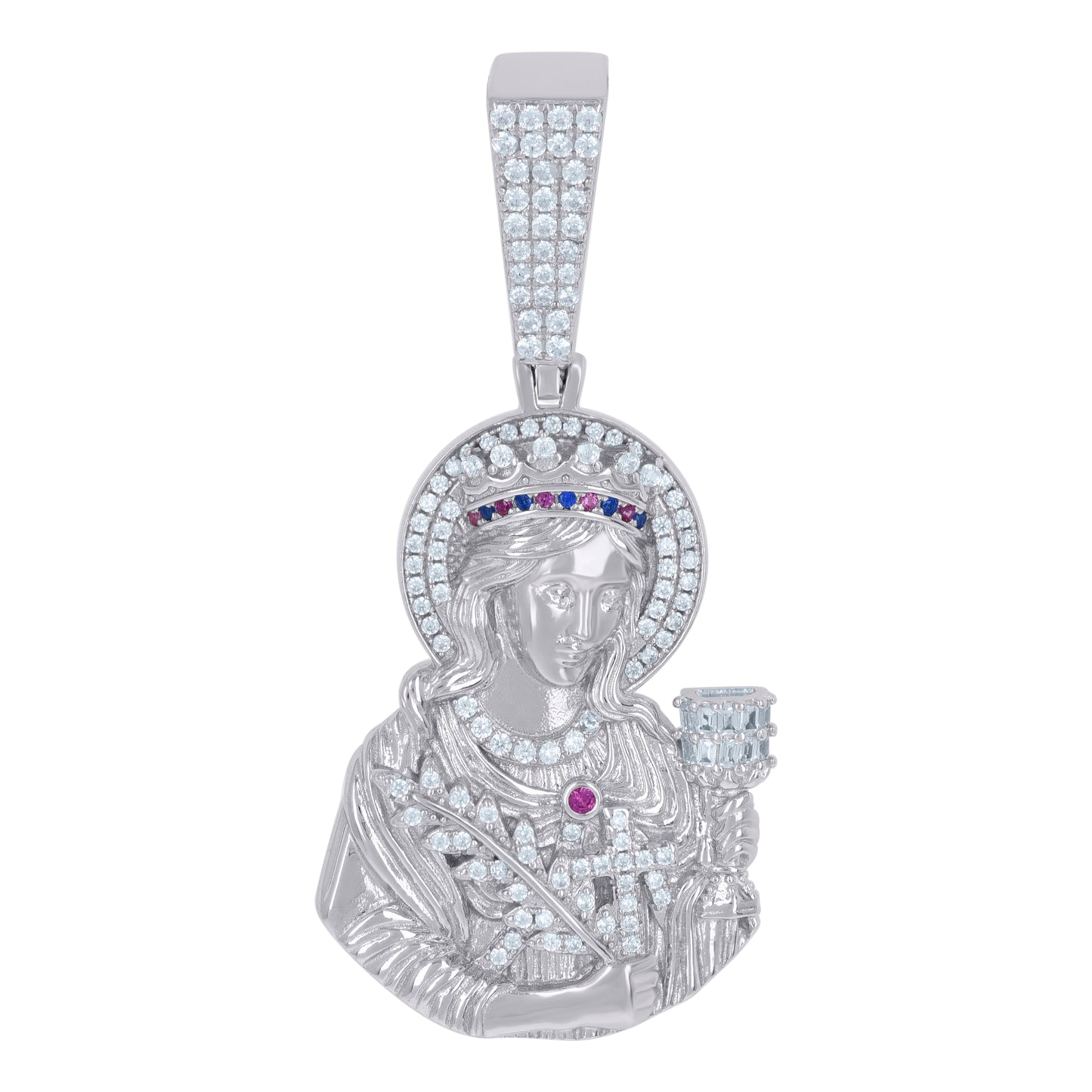 925 Sterling Silver Cz Pendant