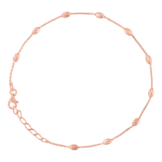 925 Sterling Silver 003 Station Oval Jianzhy Chain