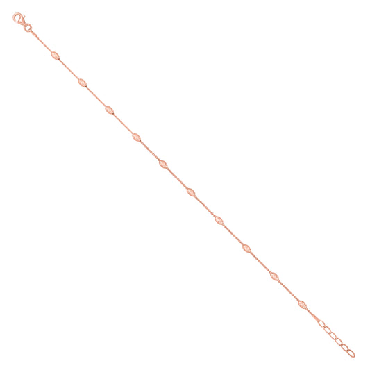 925 Sterling Silver 003 Station Oval Jianzhy Chain