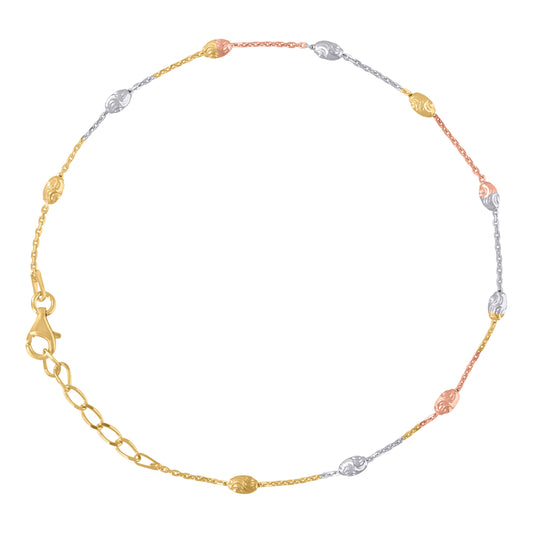 925 Sterling Silver 003 Station Oval Jianzhy Chain