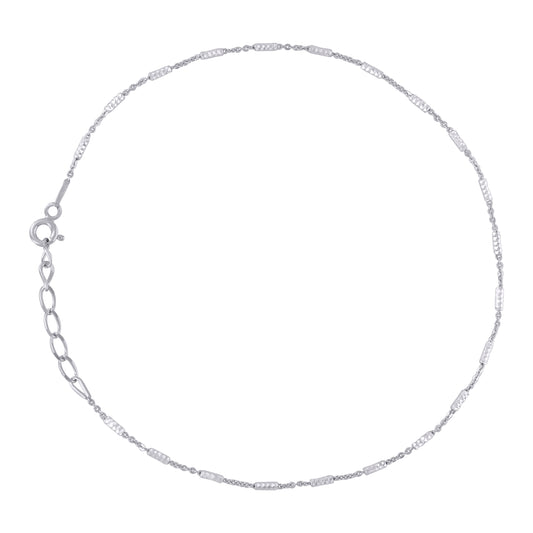 925 Sterling Silver Tube Brite 020 Rhodium Plated