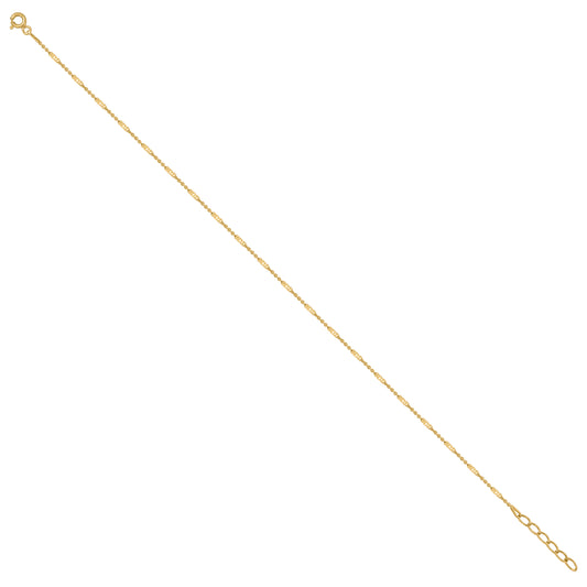 925 Sterling Silver Tube Brite 020 Two-Tone Plated
