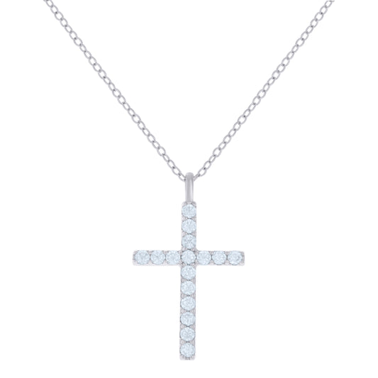 925 Sterling Silver Cz Necklace