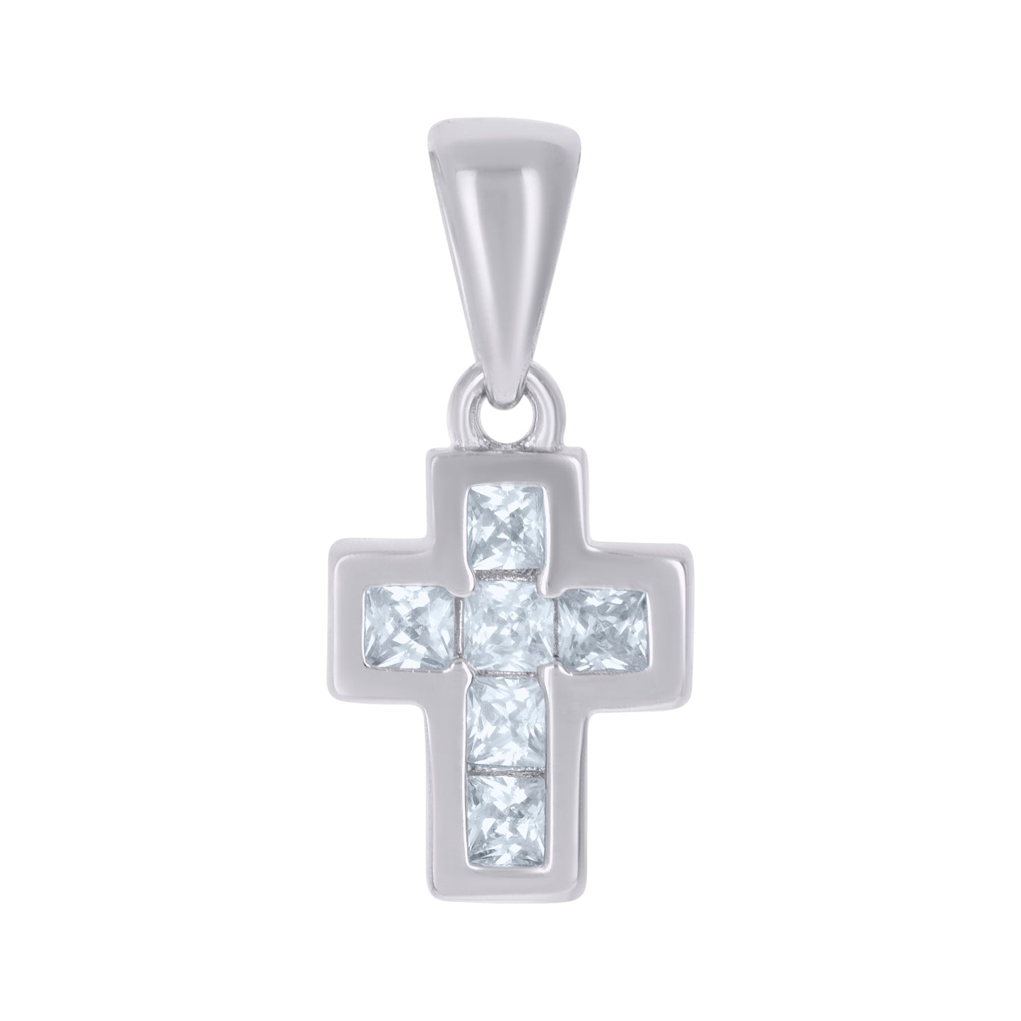 925 Sterling Silver Cz Pendant