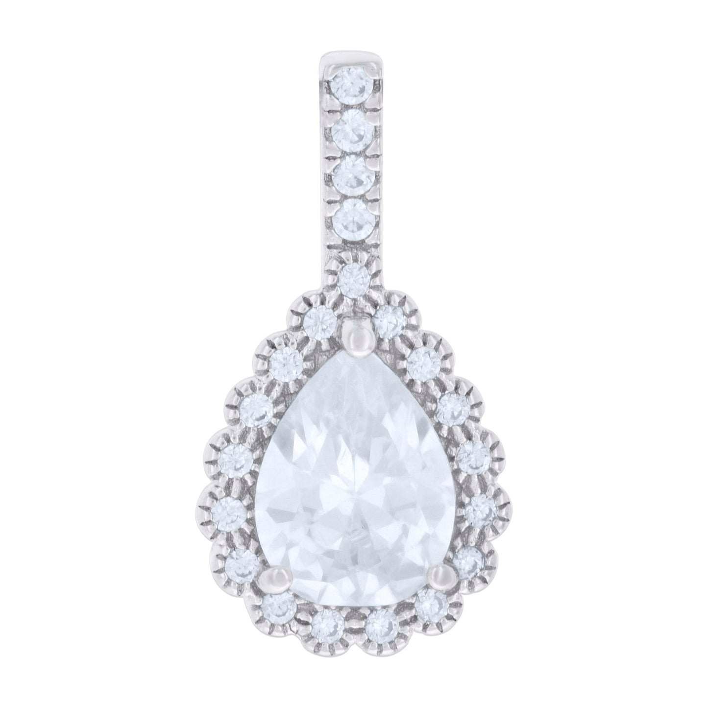 925 Sterling Silver Cz Pendant