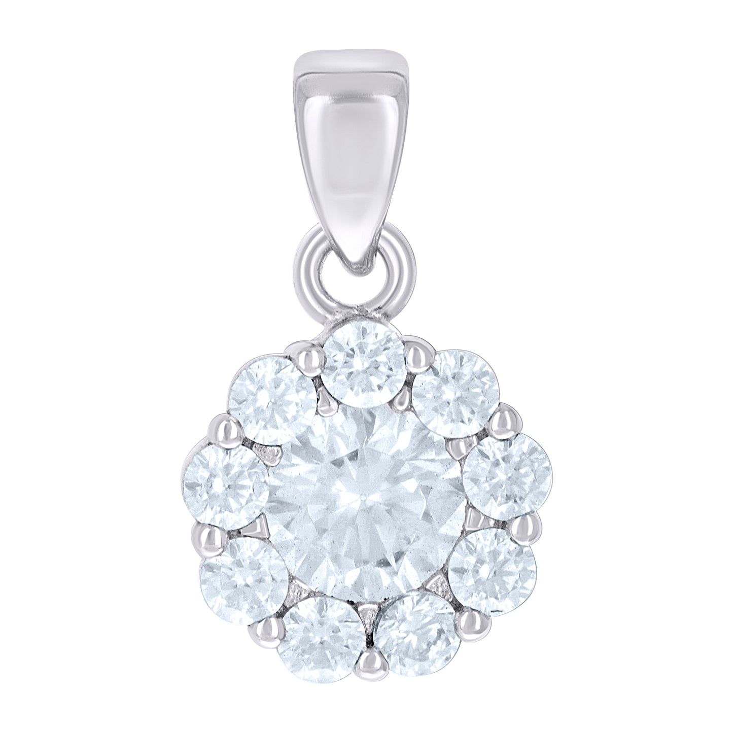 925 Sterling Silver Cz Pendant