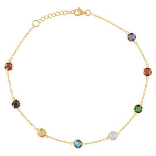 14Kt Gold Anklet 10"