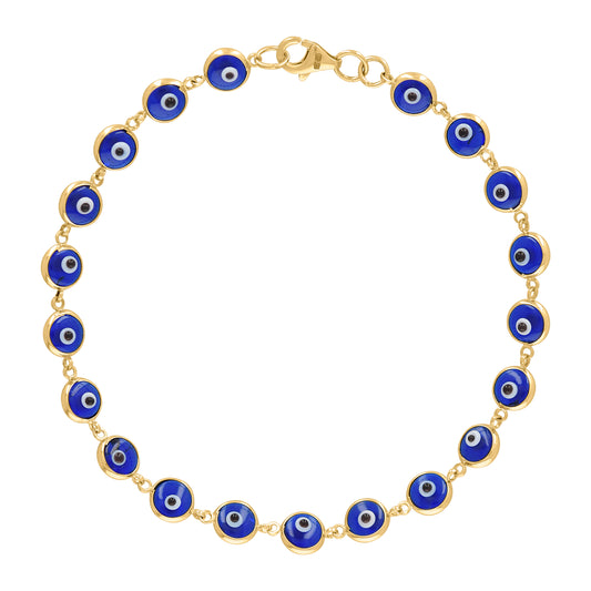 10Kt Gold Bracelet 5mm-7"