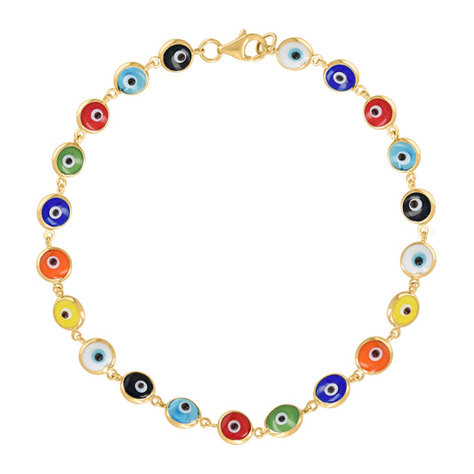 10Kt Gold Bracelet 5mm-8"