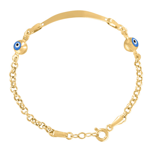 10Kt  Gold Bracelet 6"