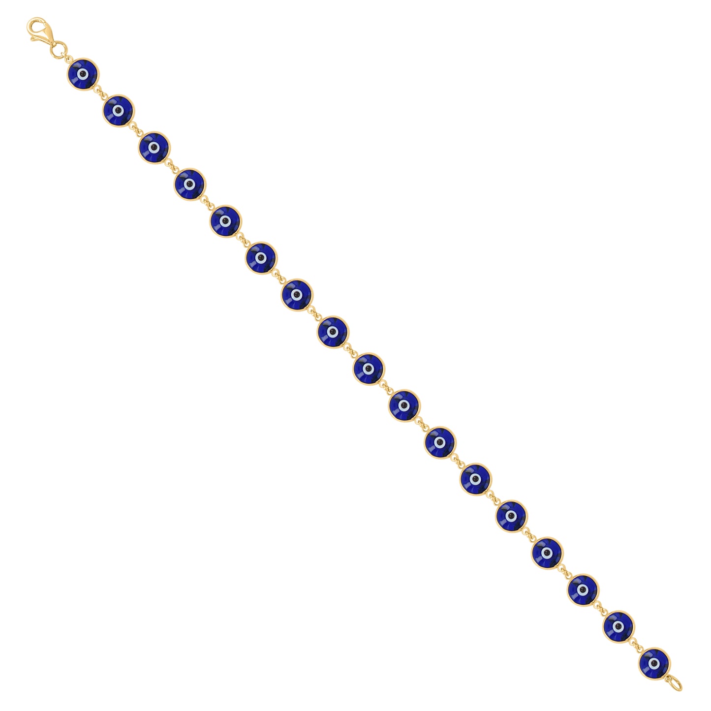 10Kt Gold Bracelet 6mm-8"