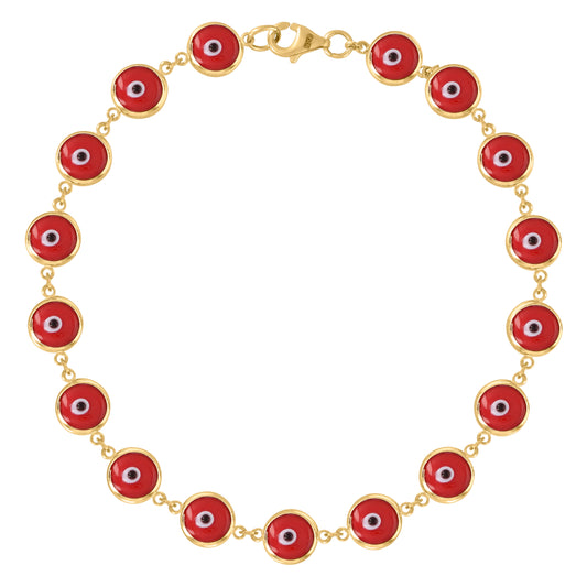 10Kt Gold Bracelet 6mm-8"
