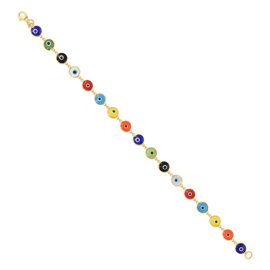10Kt Gold Bracelet 6mm-8"