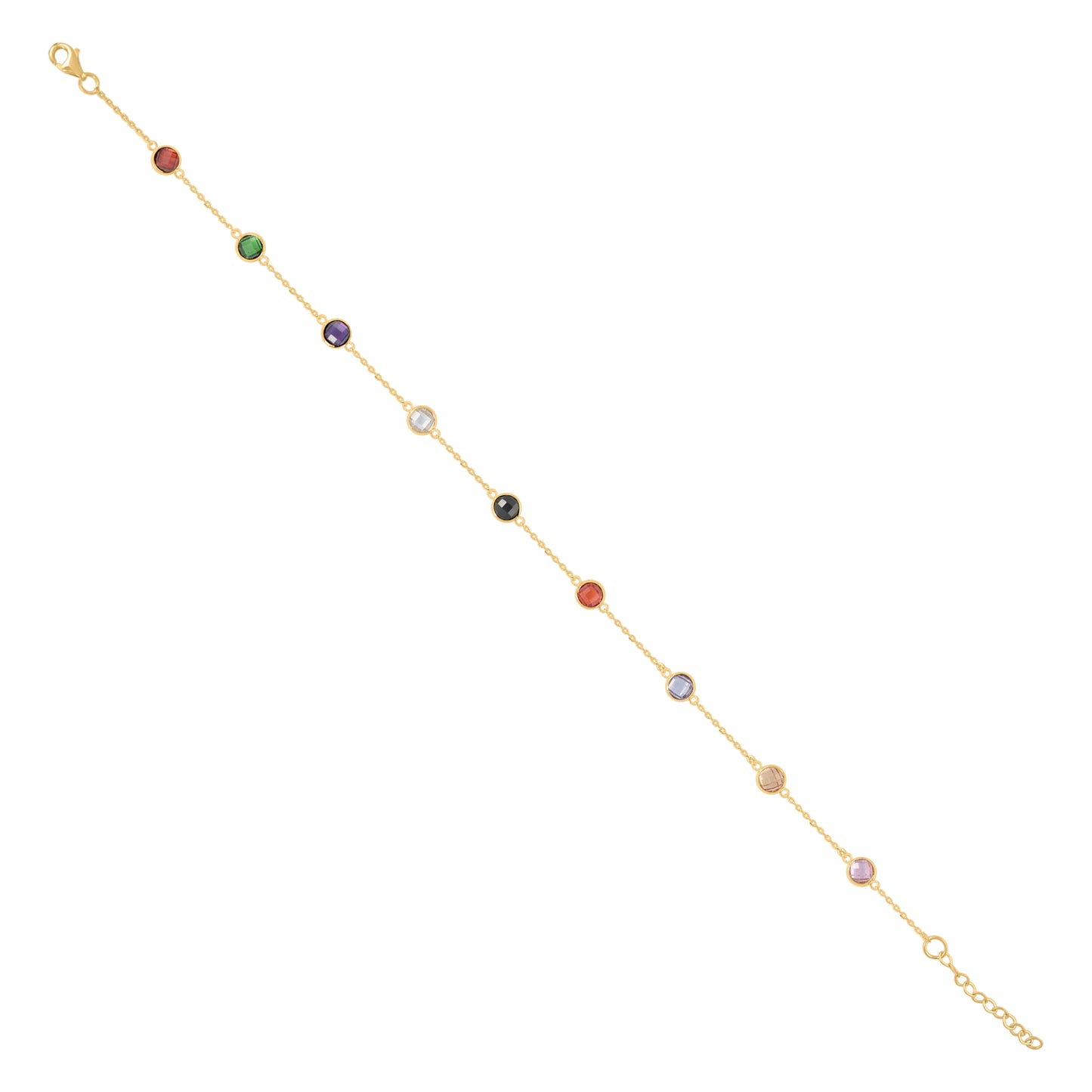 10Kt  Gold Anklet 10"