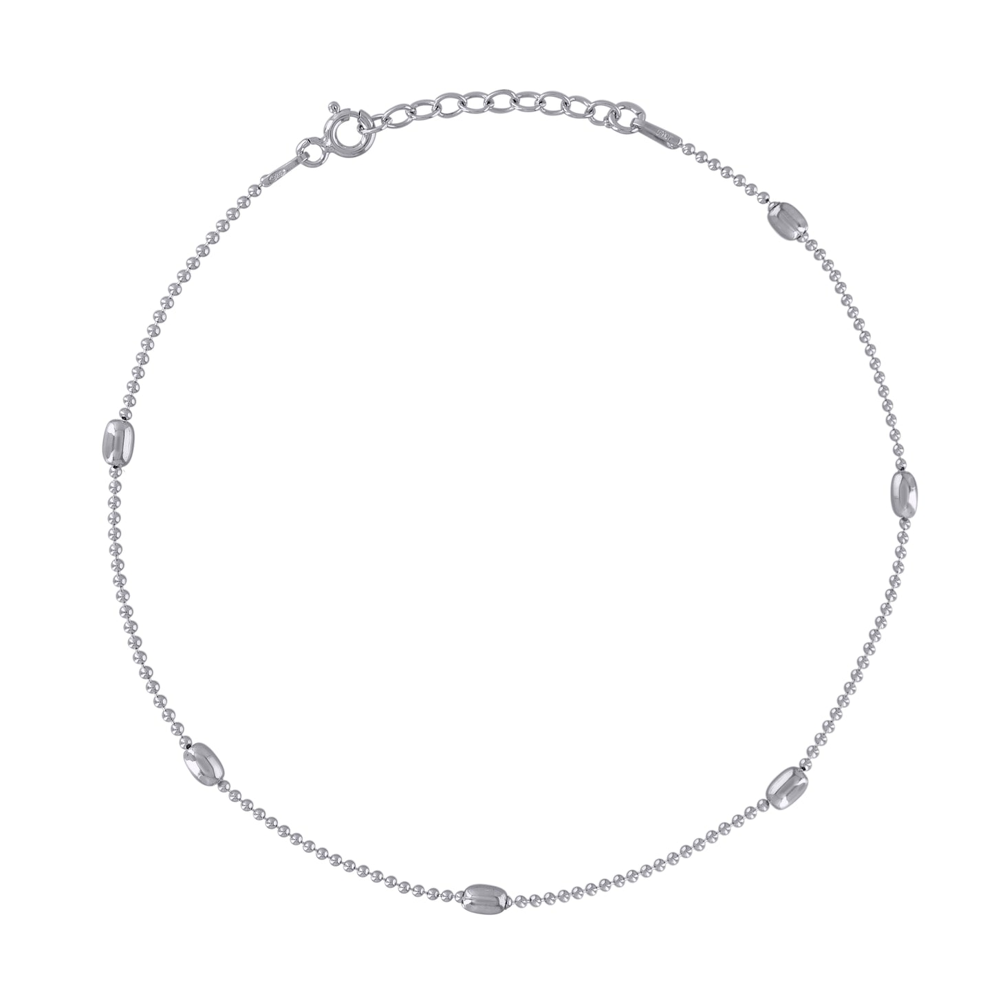 925 Sterling Silver 120 Fancy Chain Rhodium Plated