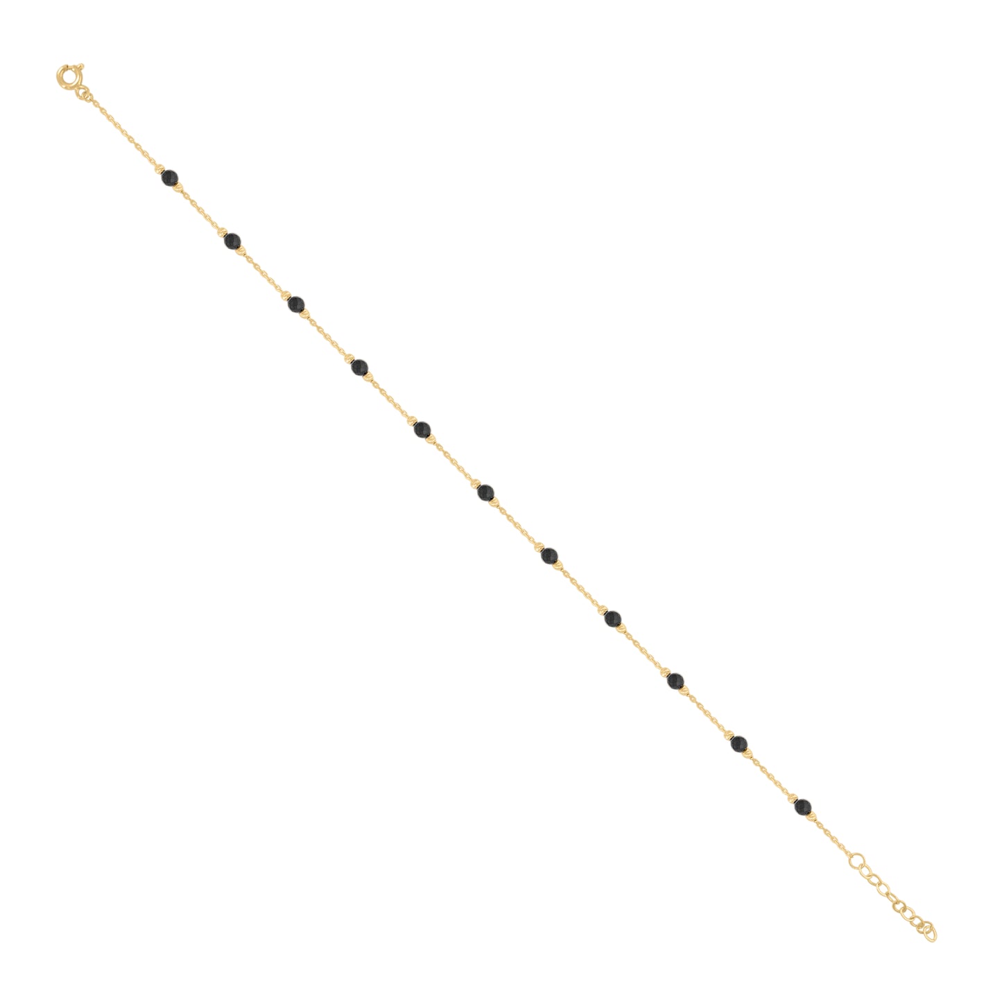 14Kt Gold Anklet 10"