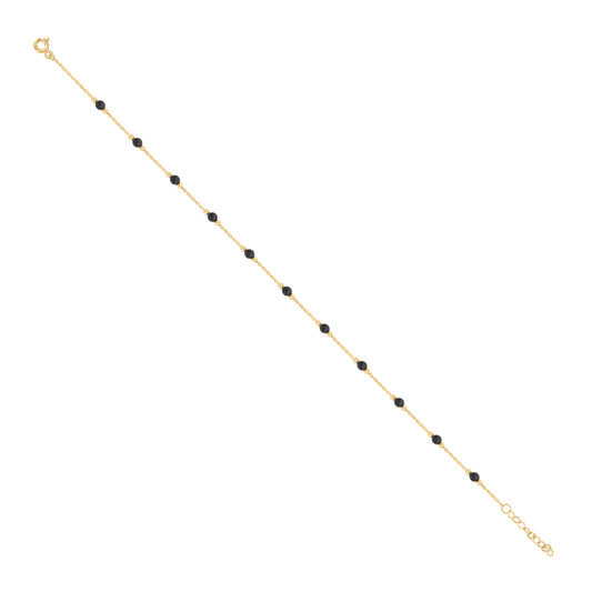 14Kt Gold Anklet 10"
