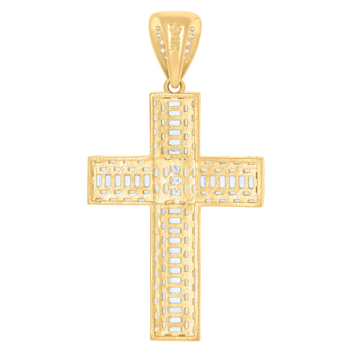 10Kt Gold Cz Pendant
