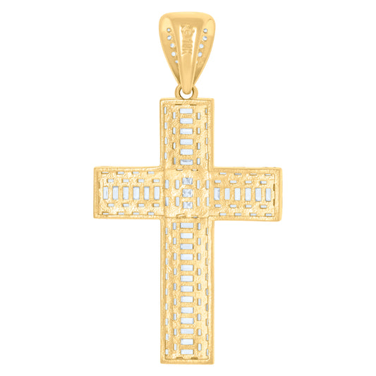 10Kt Gold Cz Pendant