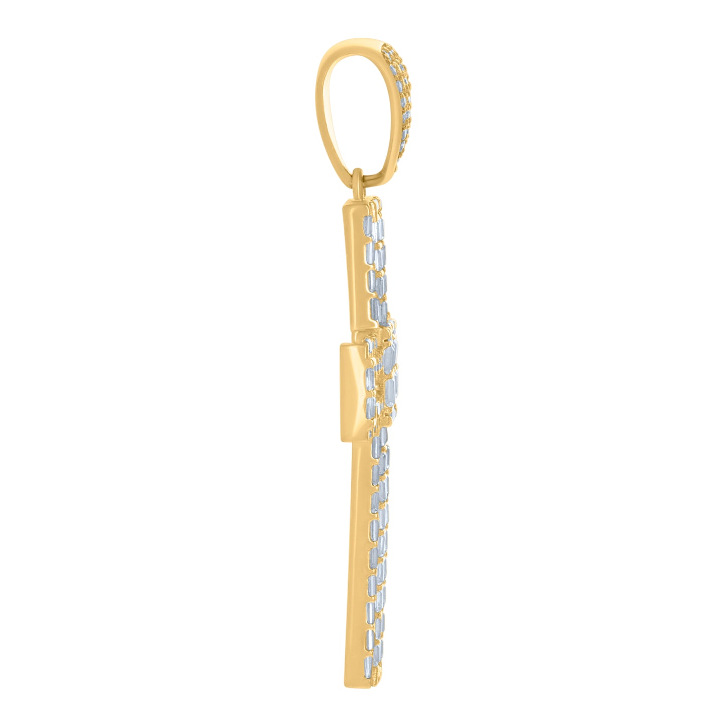 10Kt Gold Cz Pendant
