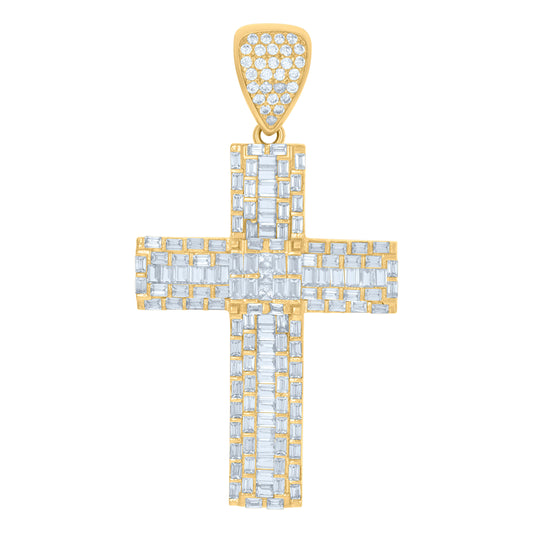 10Kt Gold Cz Pendant