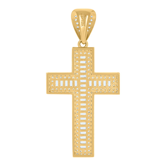 10Kt Gold Cz Pendant