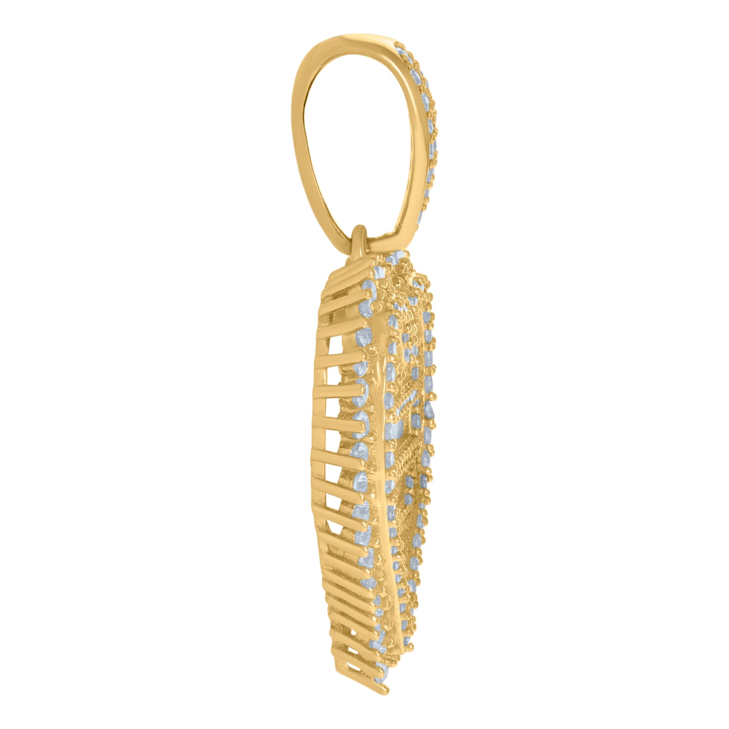 10Kt Gold Cz Pendant