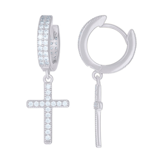 925 Sterling Silver Cz Earrings
