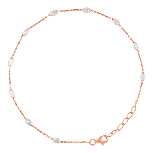 925 Sterling Silver 003 Station Oval Jianzhy Chain