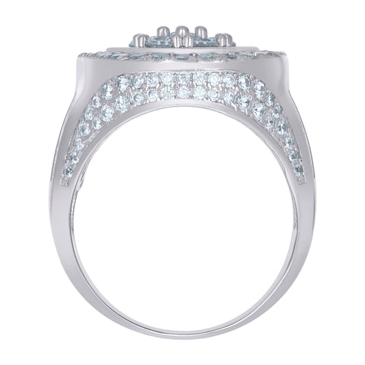 925 Sterling Silver Cz Rings Sz9