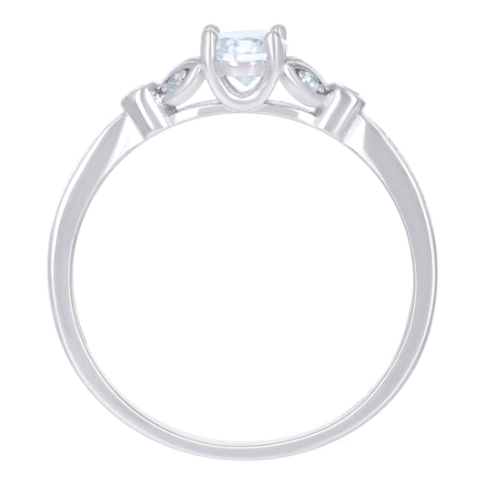 925 Sterling Silver Cz Ring S5